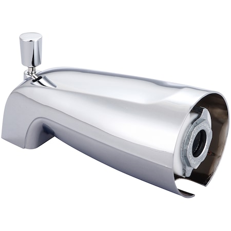 Olympia Faucets Combo Diverter Tub Spout, Polished Chrome OP-640007
